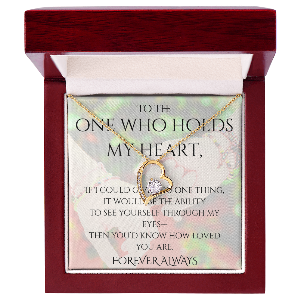 Valentine's Day Infinite Love Necklace - Gifts For Partner (Message 05)