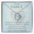 Valentine's Day Infinite Love Necklace - Gifts For Fiancé