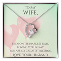 Valentine's Day Infinite Love Necklace - Gifts For Wife (Message 04)