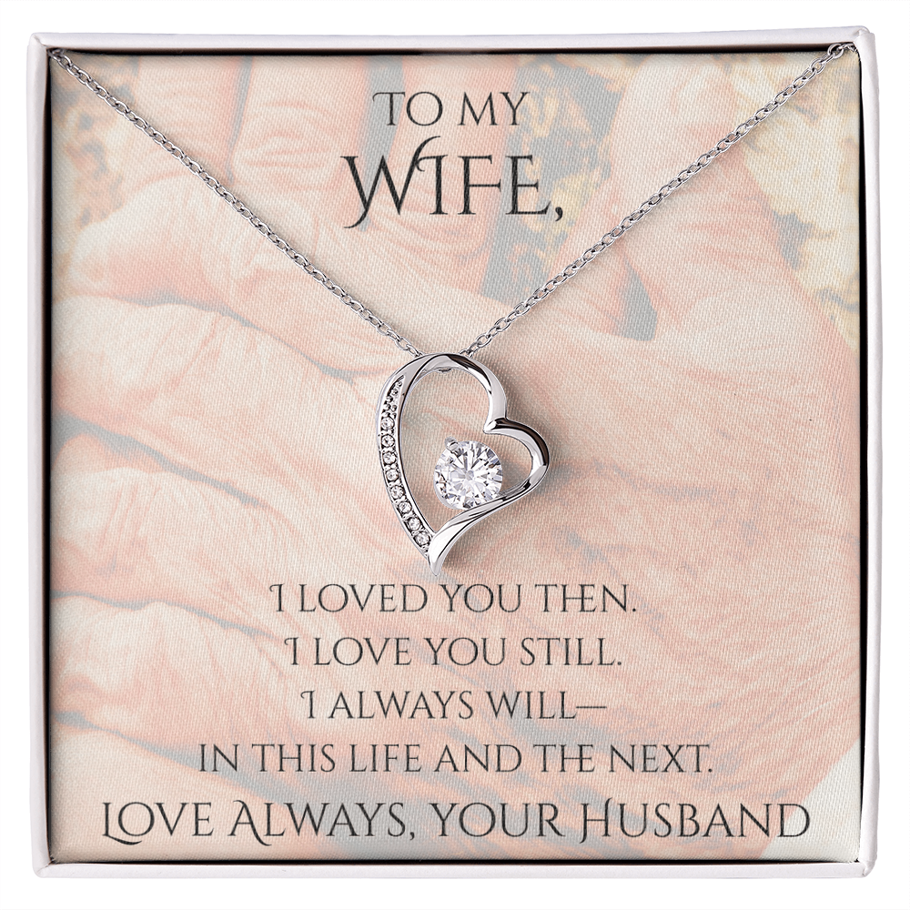 Valentine's Day Infinite Love Necklace - Gifts For Wife (Message 02)