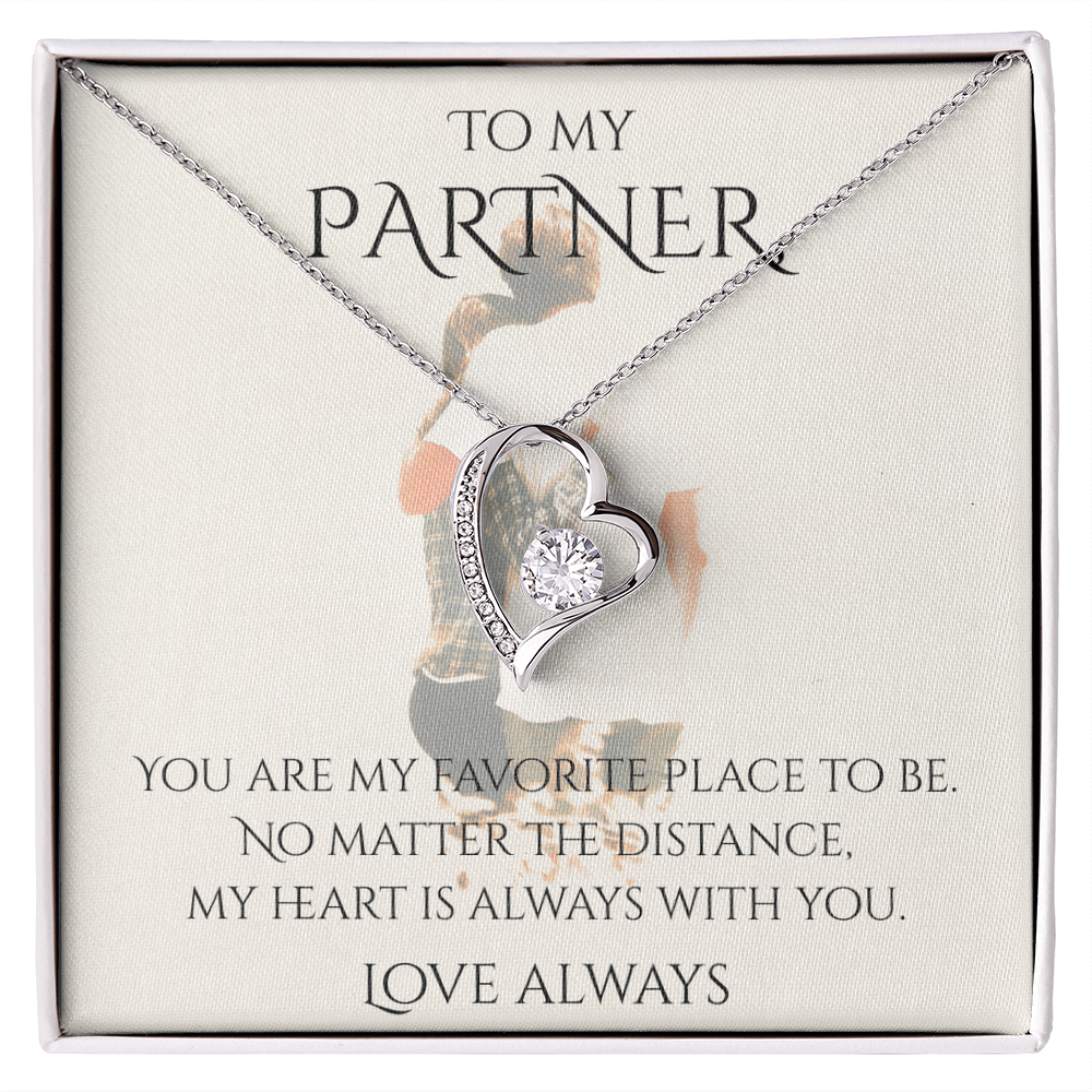 Valentine's Day Infinite Love Necklace - Gifts For Partner (Message 02)