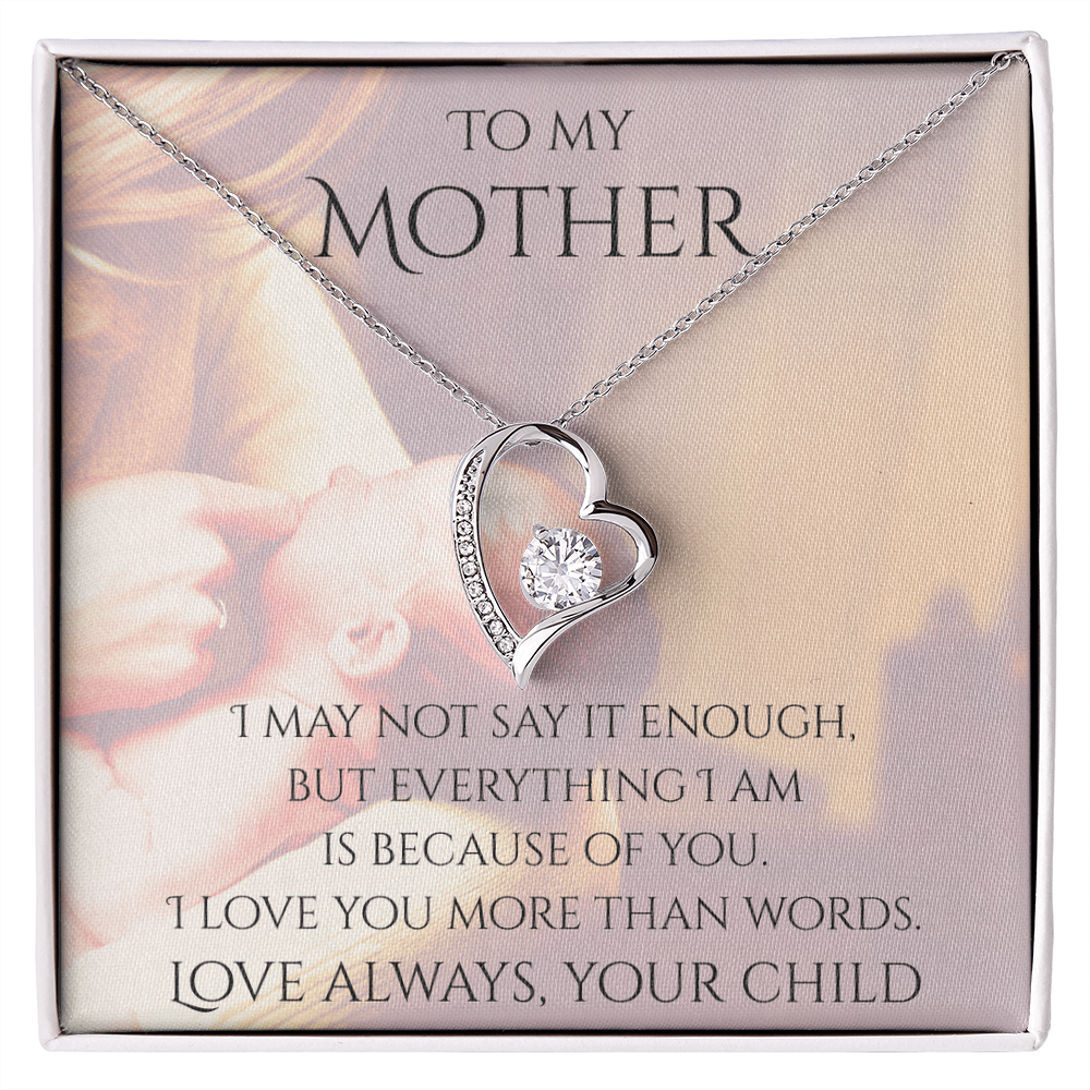 Valentine's Day Infinite Love Necklace - Gifts For Mother