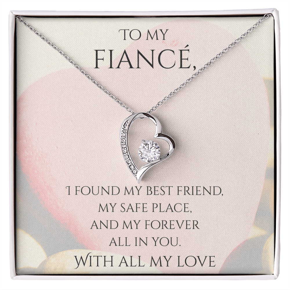 Valentine's Day Infinite Love Necklace - Gifts For Fiancé (Message 02)