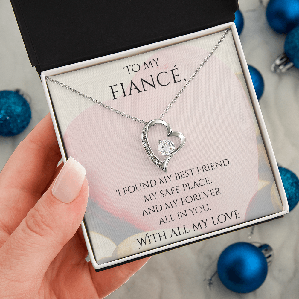 Valentine's Day Infinite Love Necklace - Gifts For Fiancé (Message 02)