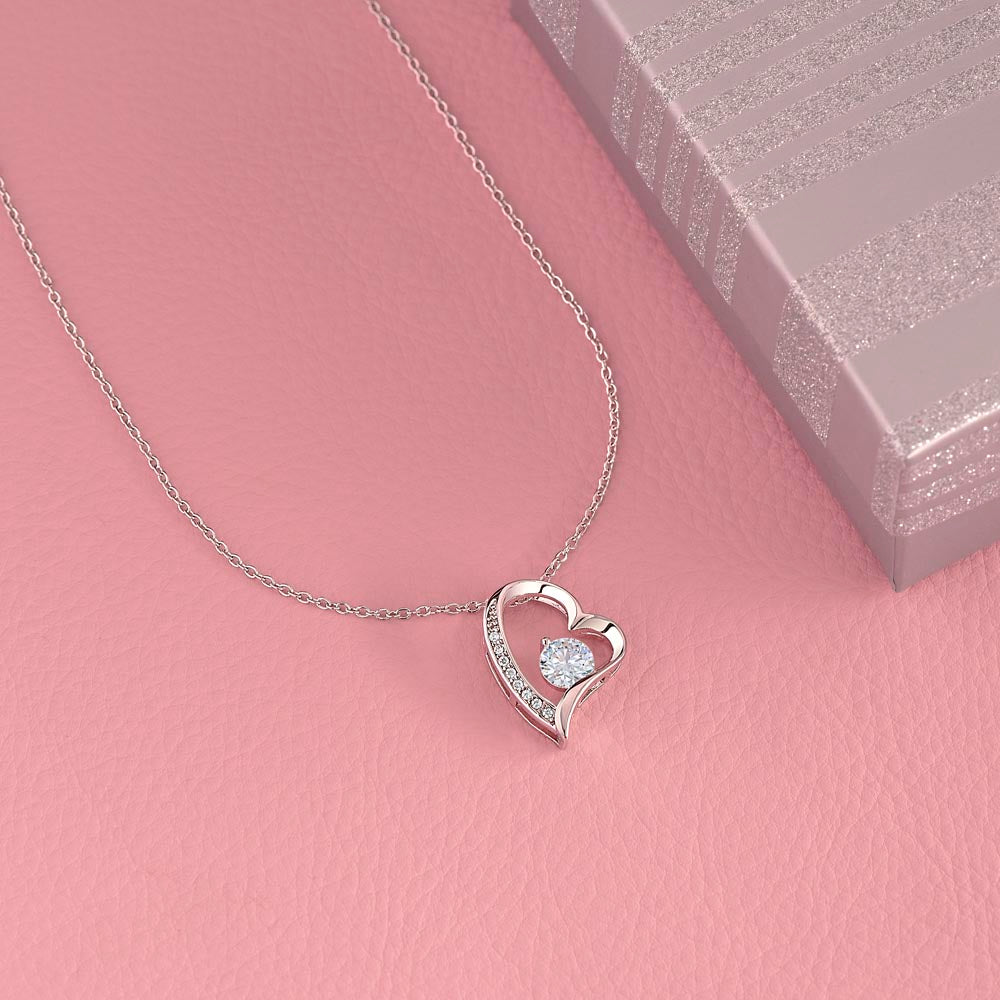 Valentine's Day Infinite Love Necklace - Gifts For Girlfriend (Message 02)