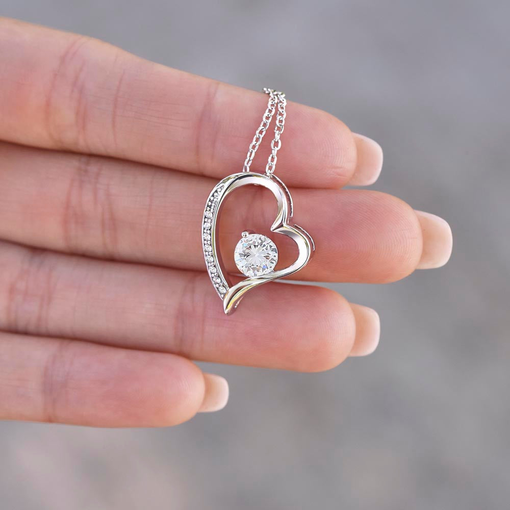 Valentine's Day Infinite Love Necklace - Gifts For Mother (From Daughter)