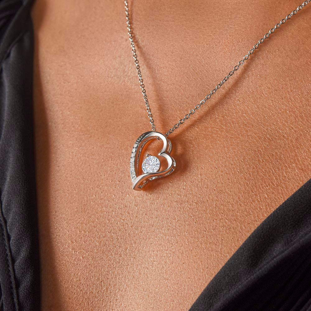 Valentine's Day Infinite Love Necklace - Gifts For Fiancé (Message 03)