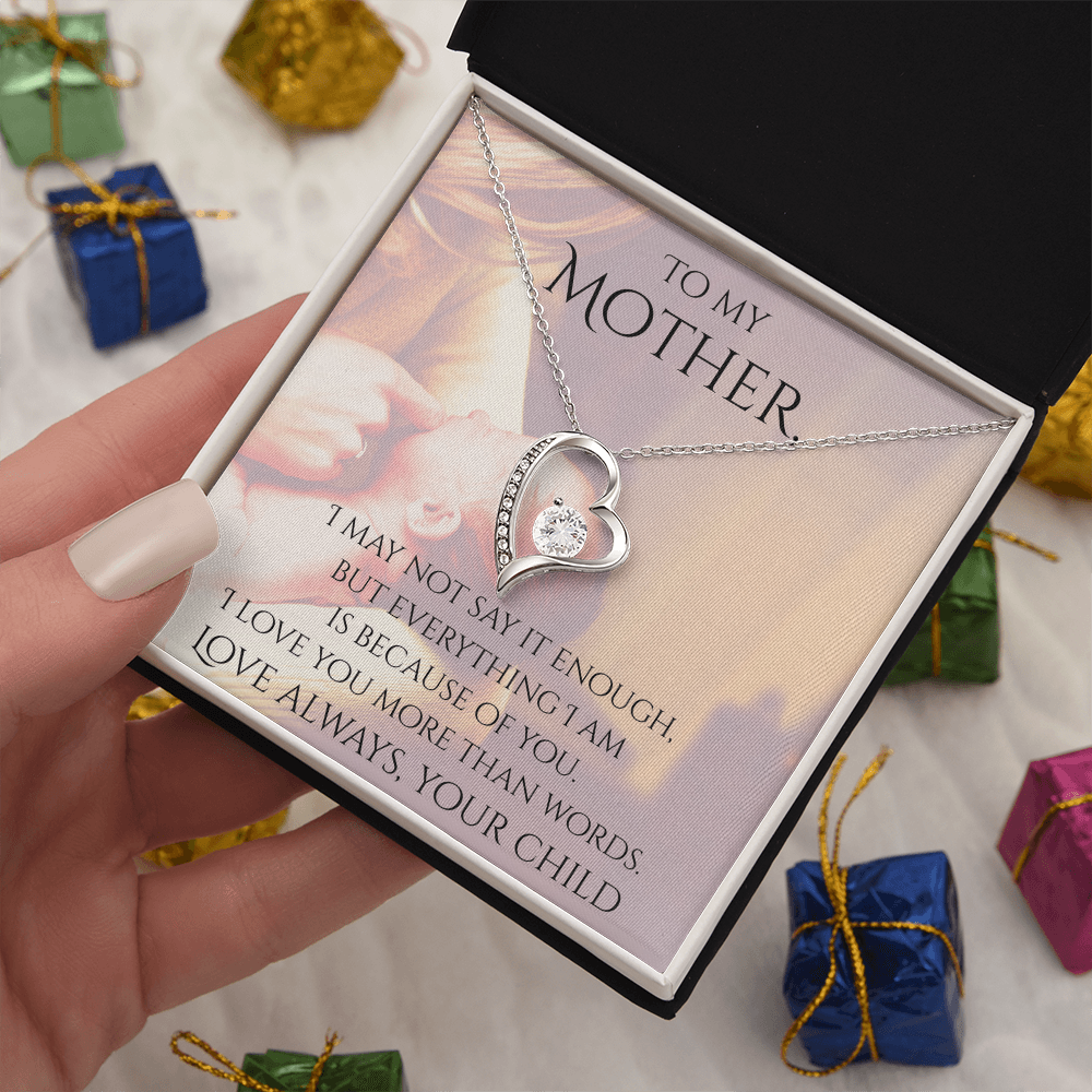 Valentine's Day Infinite Love Necklace - Gifts For Mother