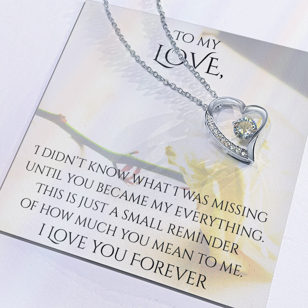 Valentine's Day Infinite Love Necklace - Gifts For Partner (Message 03)