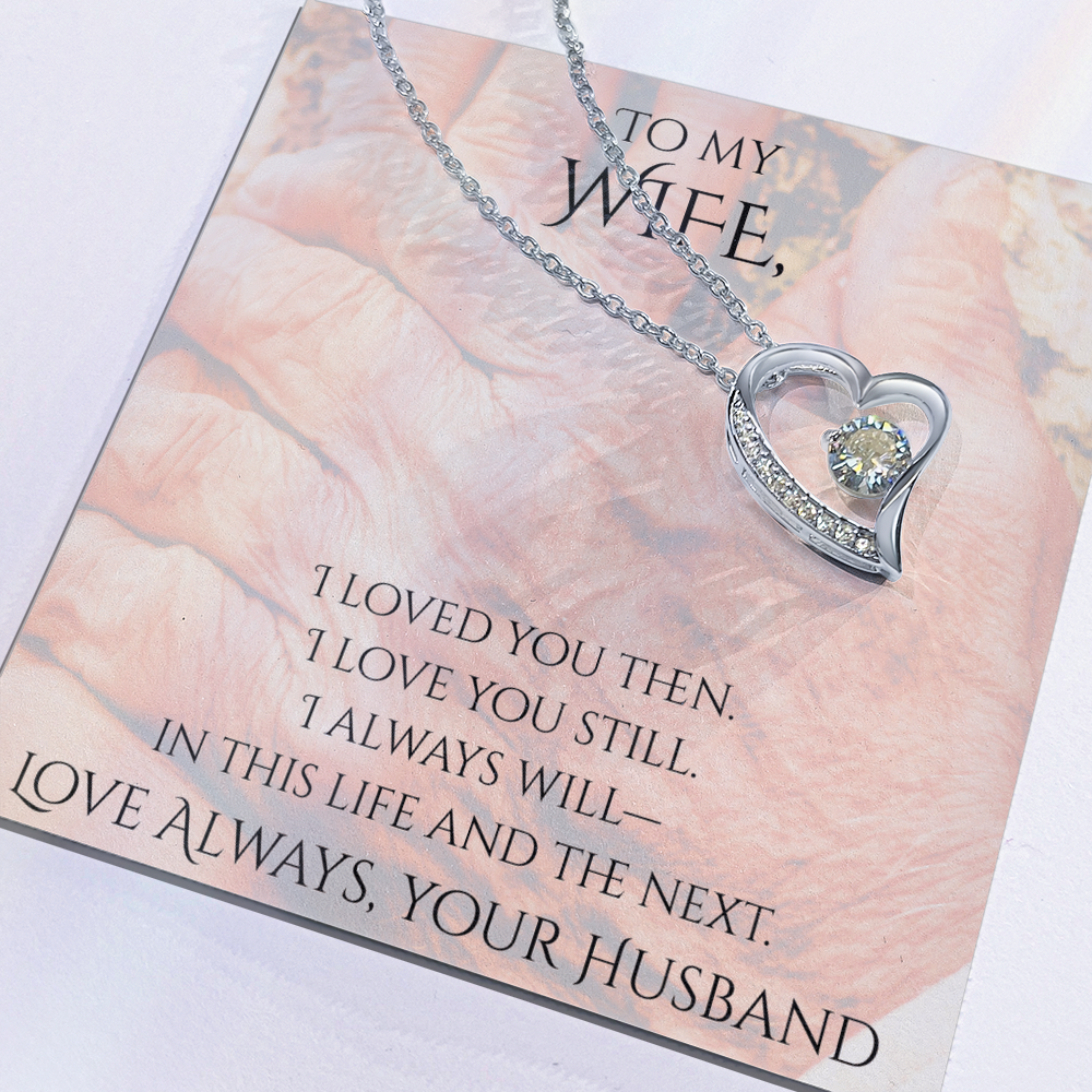Valentine's Day Infinite Love Necklace - Gifts For Wife (Message 02)