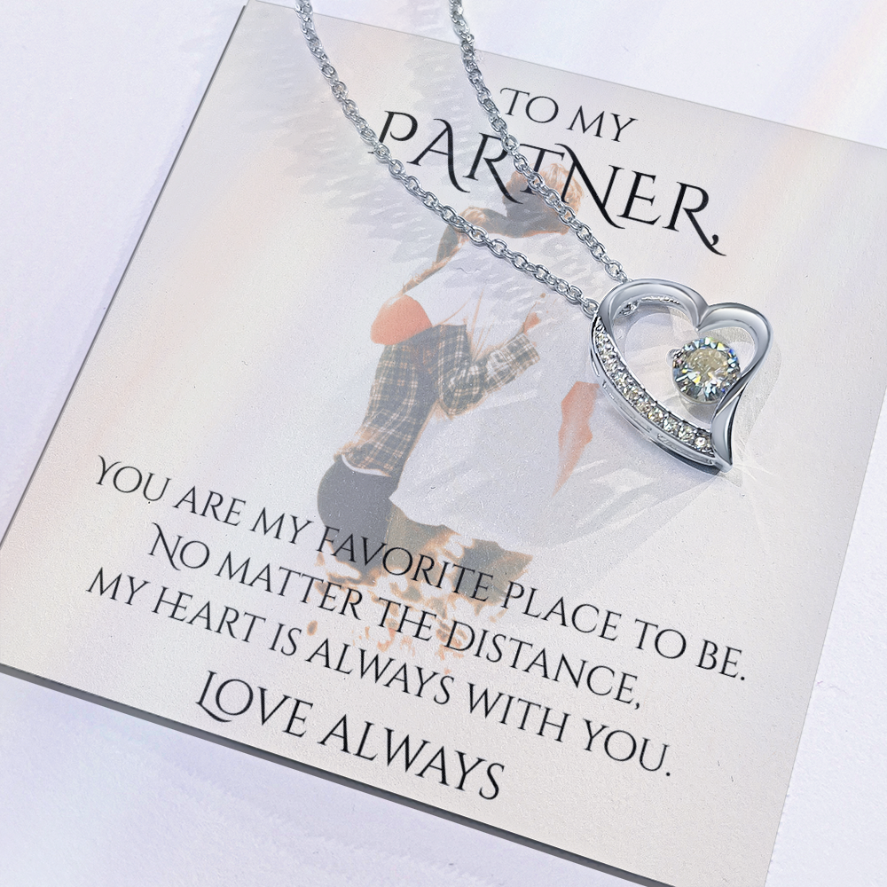 Valentine's Day Infinite Love Necklace - Gifts For Partner (Message 02)