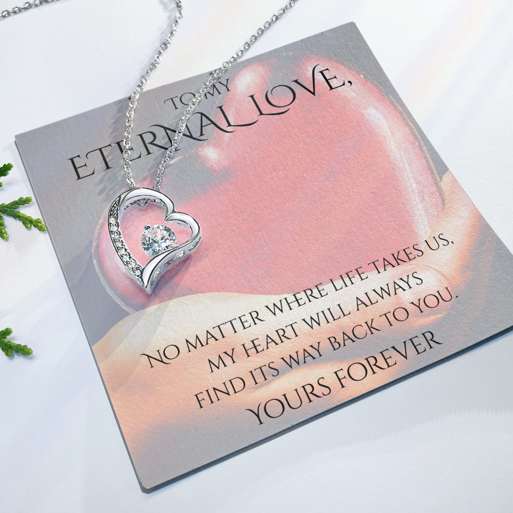 Valentine's Day Infinite Love Necklace - Gifts For Partner