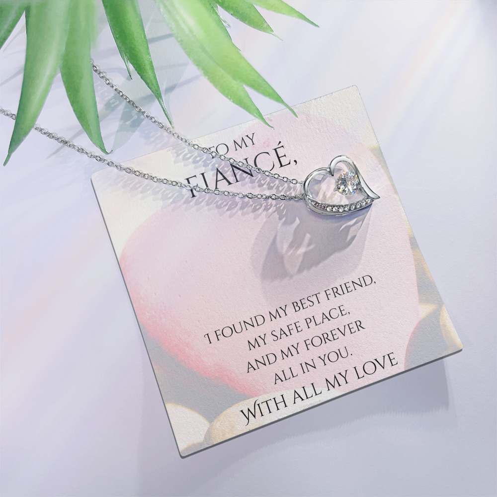 Valentine's Day Infinite Love Necklace - Gifts For Fiancé (Message 02)