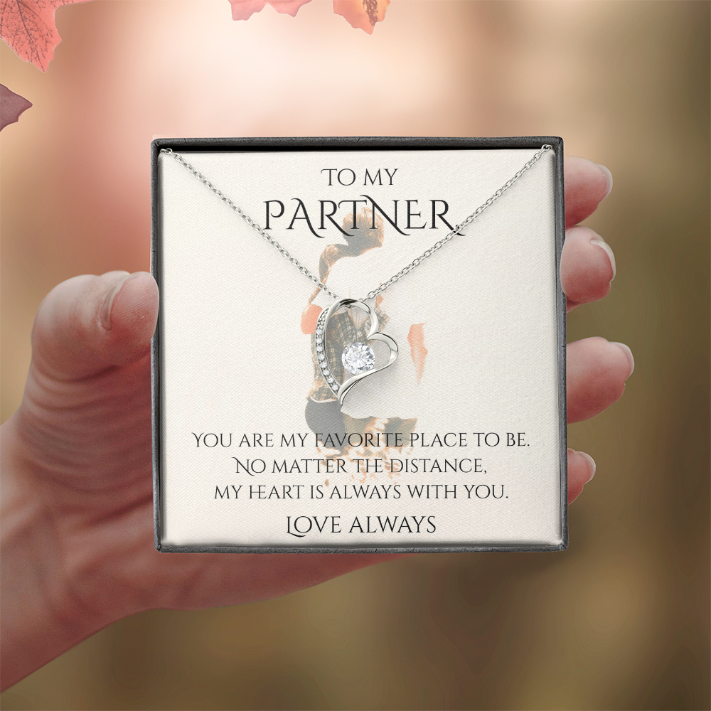 Valentine's Day Infinite Love Necklace - Gifts For Partner (Message 02)