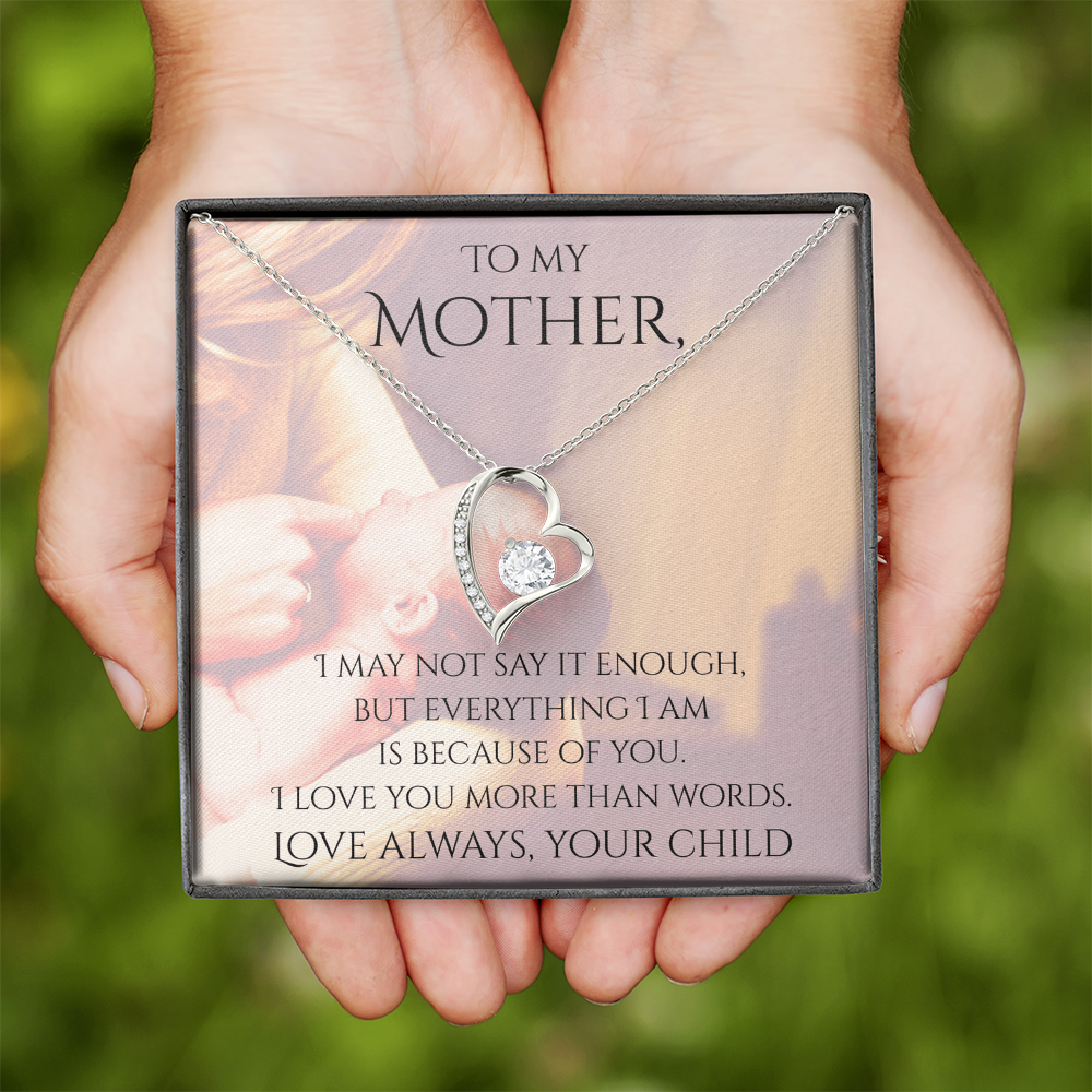 Valentine's Day Infinite Love Necklace - Gifts For Mother