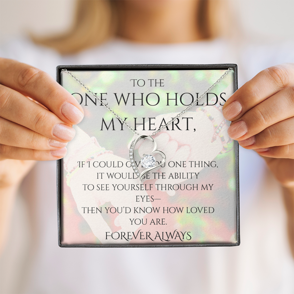 Valentine's Day Infinite Love Necklace - Gifts For Partner (Message 05)