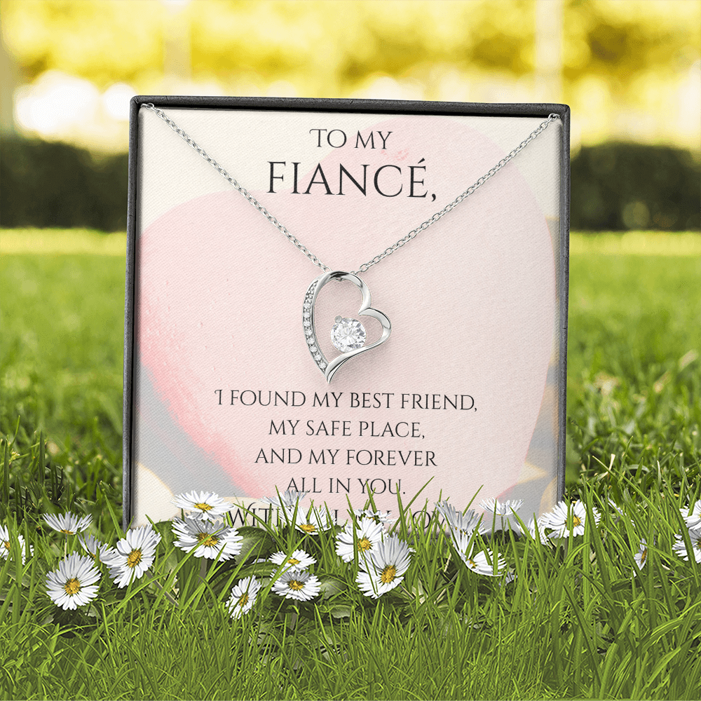 Valentine's Day Infinite Love Necklace - Gifts For Fiancé (Message 02)