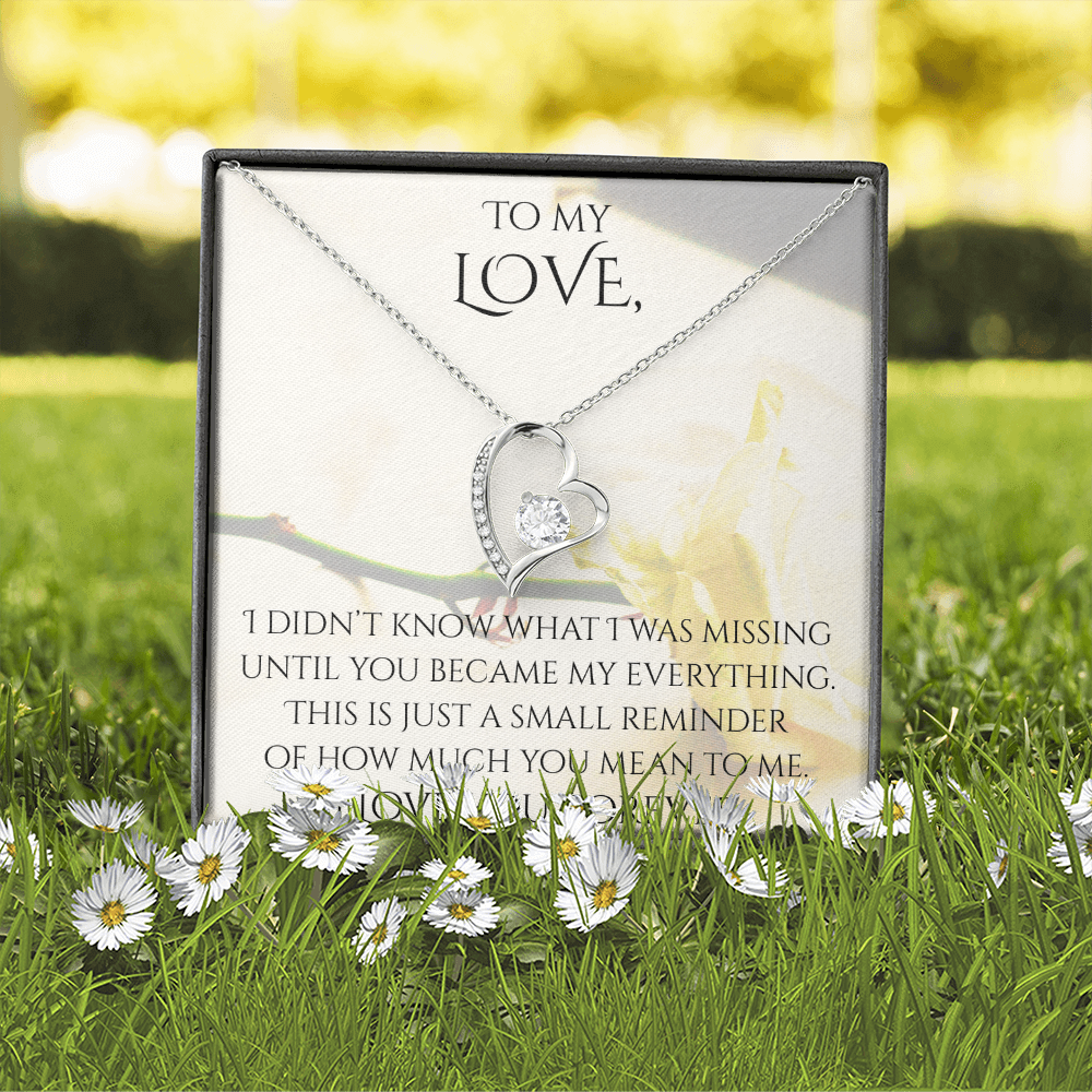 Valentine's Day Infinite Love Necklace - Gifts For Partner (Message 03)