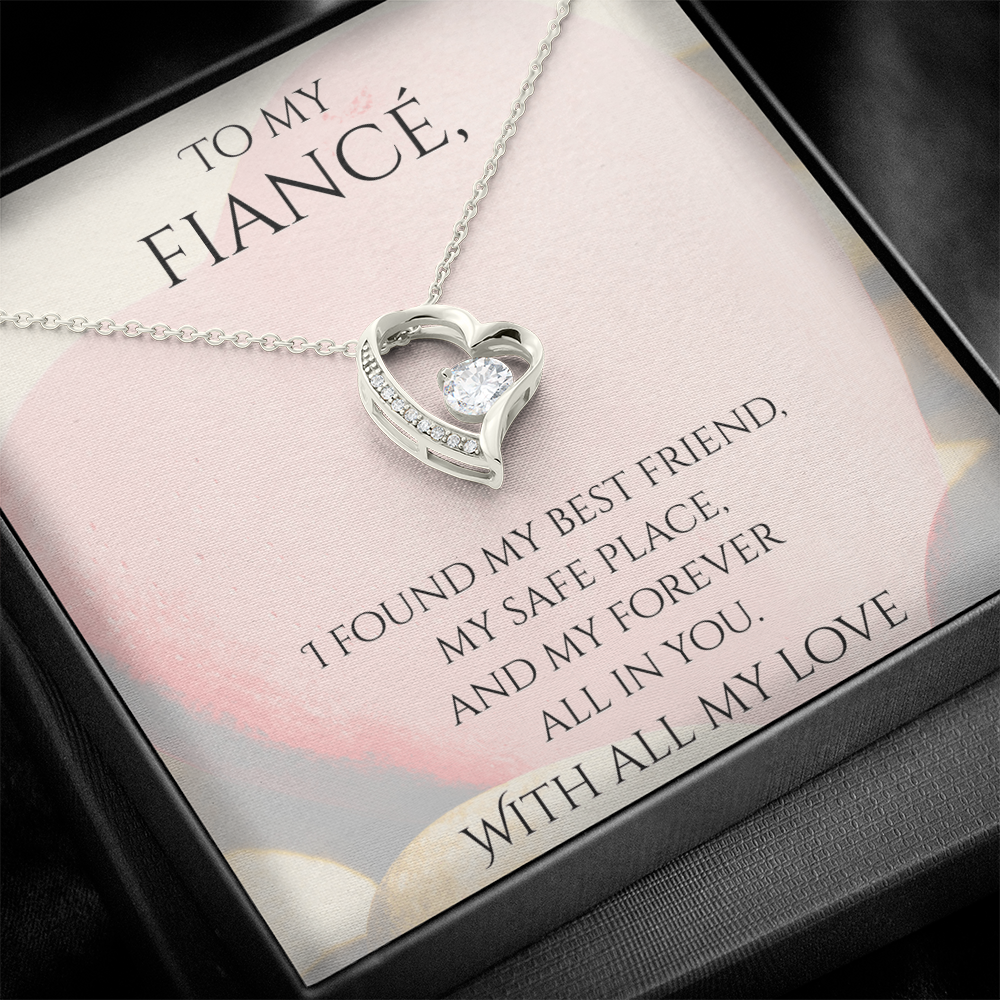 Valentine's Day Infinite Love Necklace - Gifts For Fiancé (Message 02)