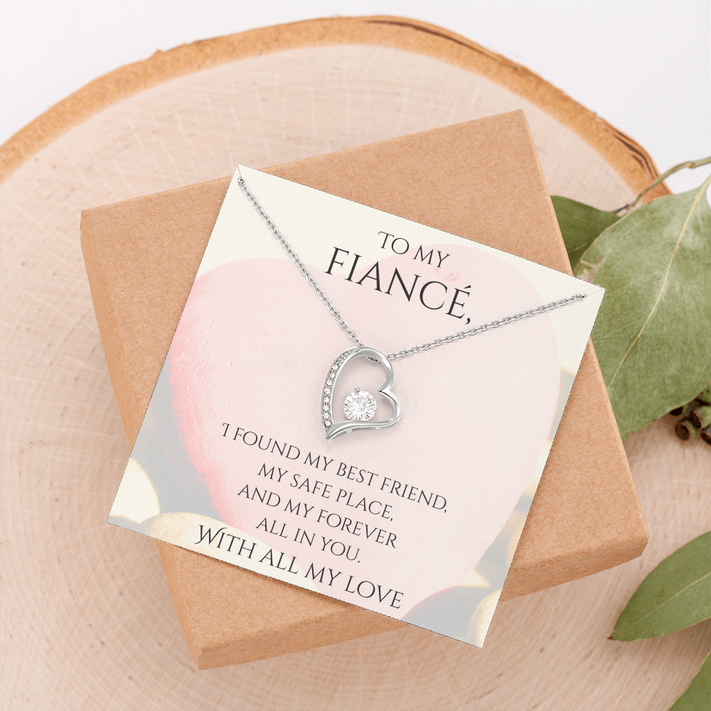 Valentine's Day Infinite Love Necklace - Gifts For Fiancé (Message 02)