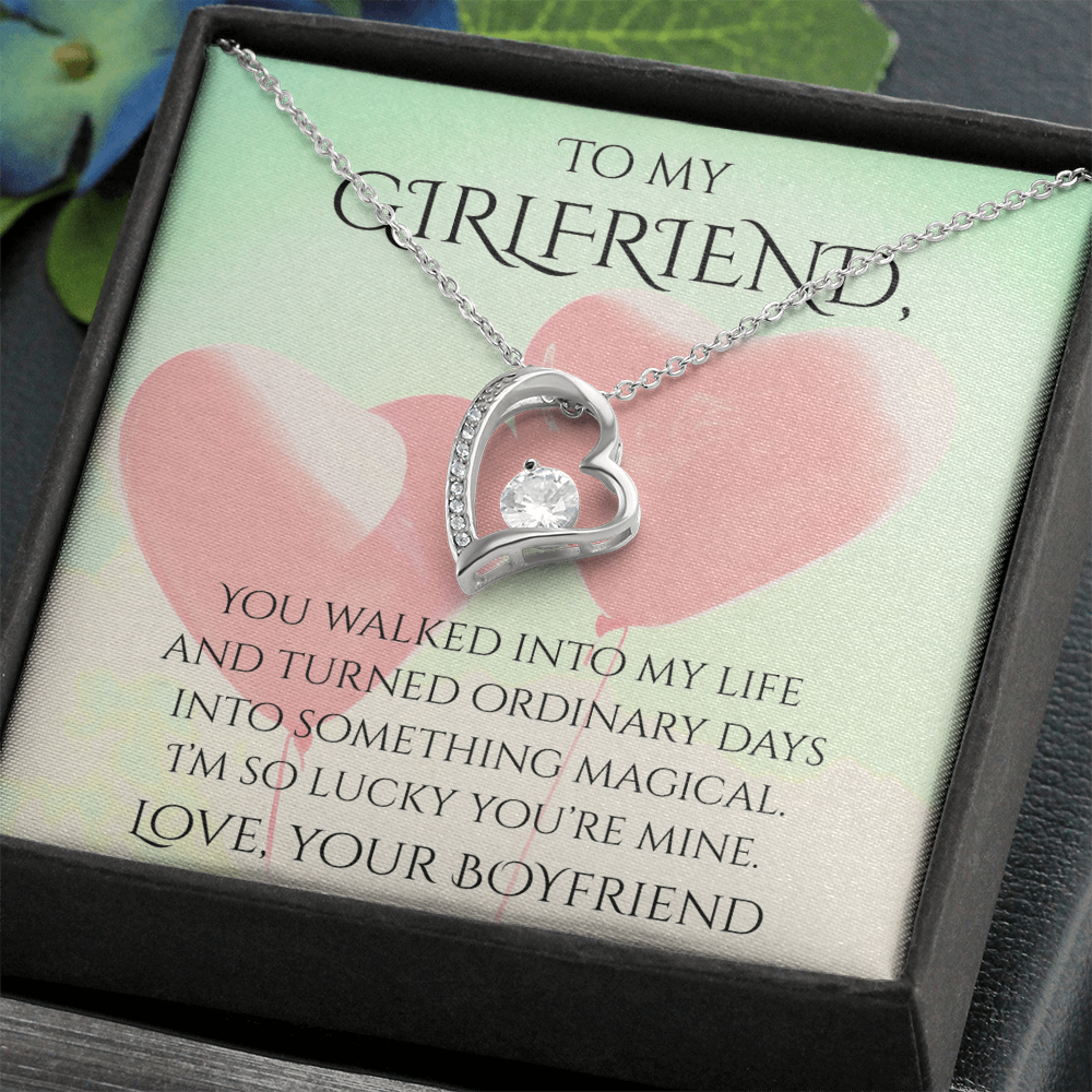 Valentine's Day Infinite Love Necklace - Gifts For Girlfriend (Message 03)