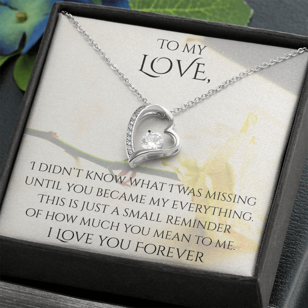 Valentine's Day Infinite Love Necklace - Gifts For Partner (Message 03)