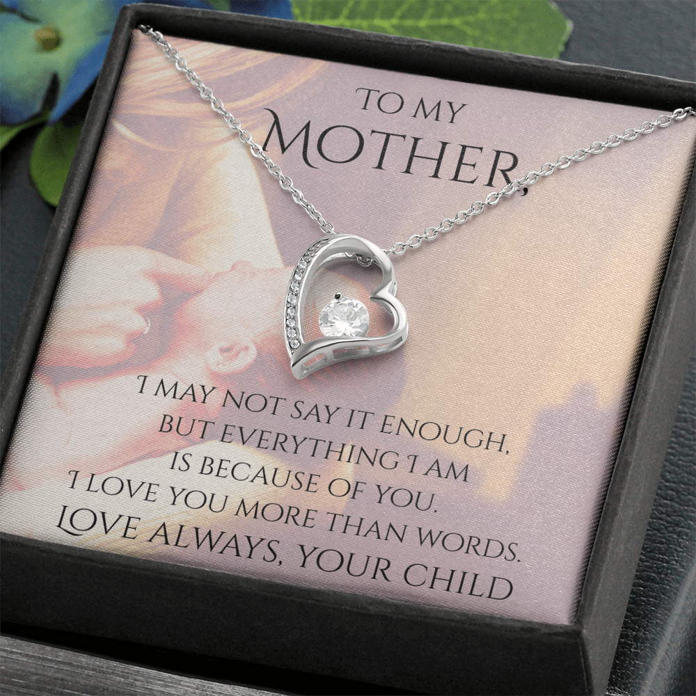 Valentine's Day Infinite Love Necklace - Gifts For Mother