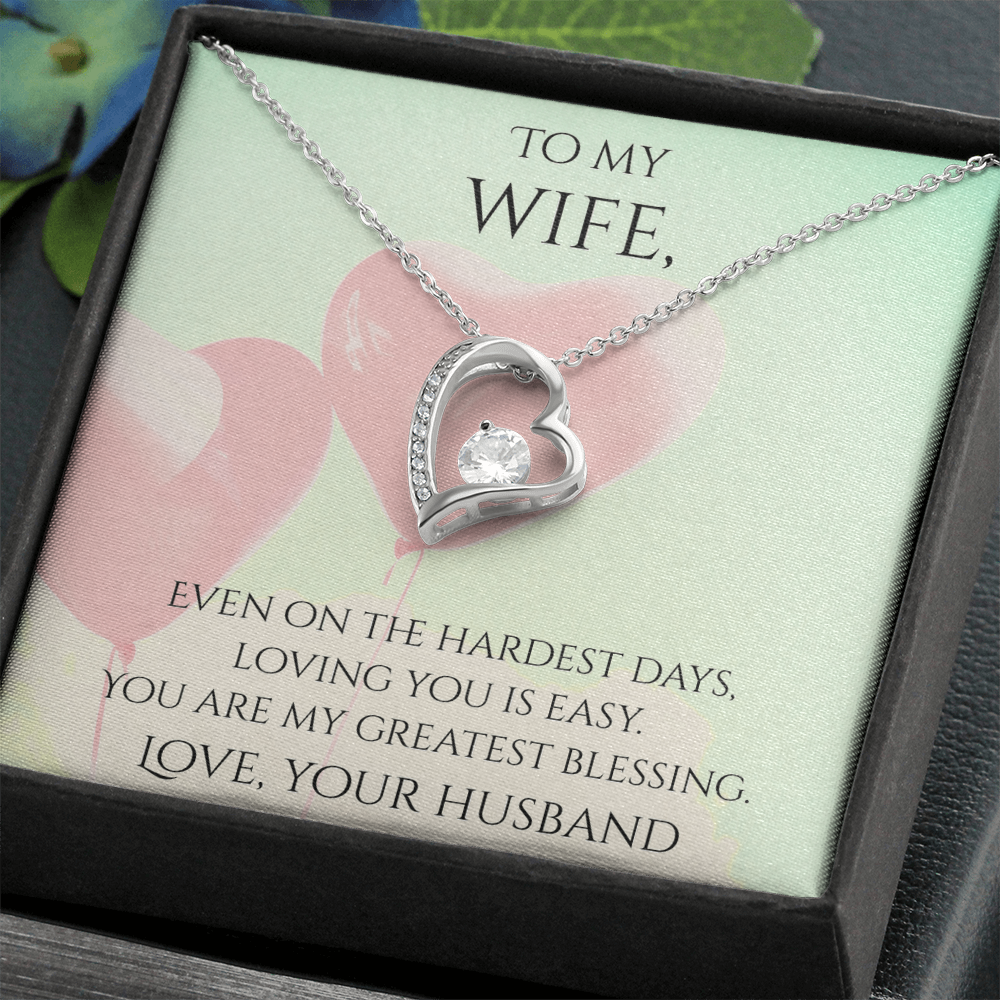 Valentine's Day Infinite Love Necklace - Gifts For Wife (Message 04)