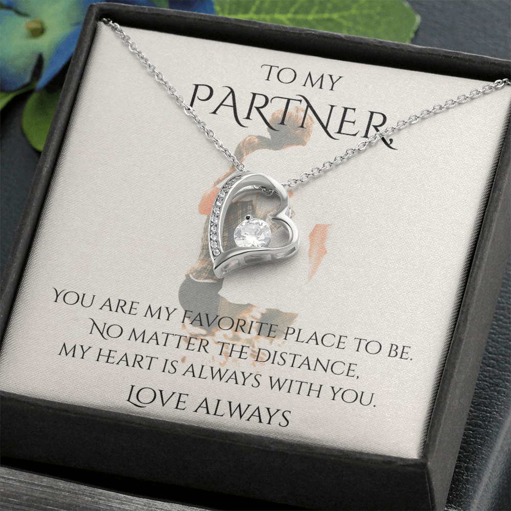 Valentine's Day Infinite Love Necklace - Gifts For Partner (Message 02)