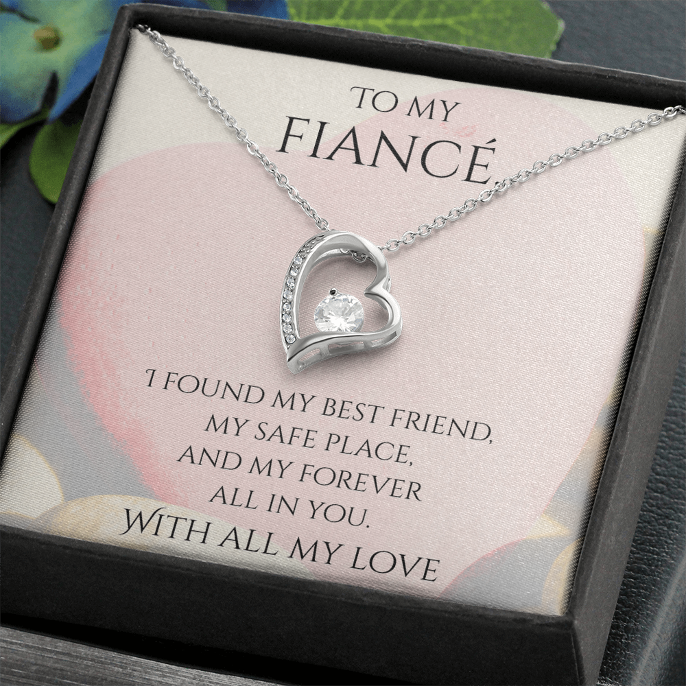 Valentine's Day Infinite Love Necklace - Gifts For Fiancé (Message 02)