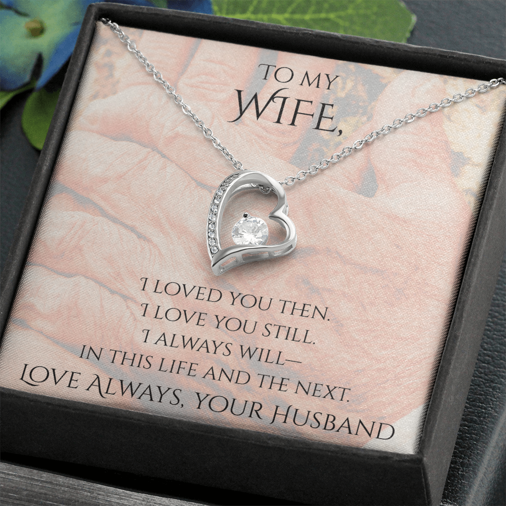 Valentine's Day Infinite Love Necklace - Gifts For Wife (Message 02)