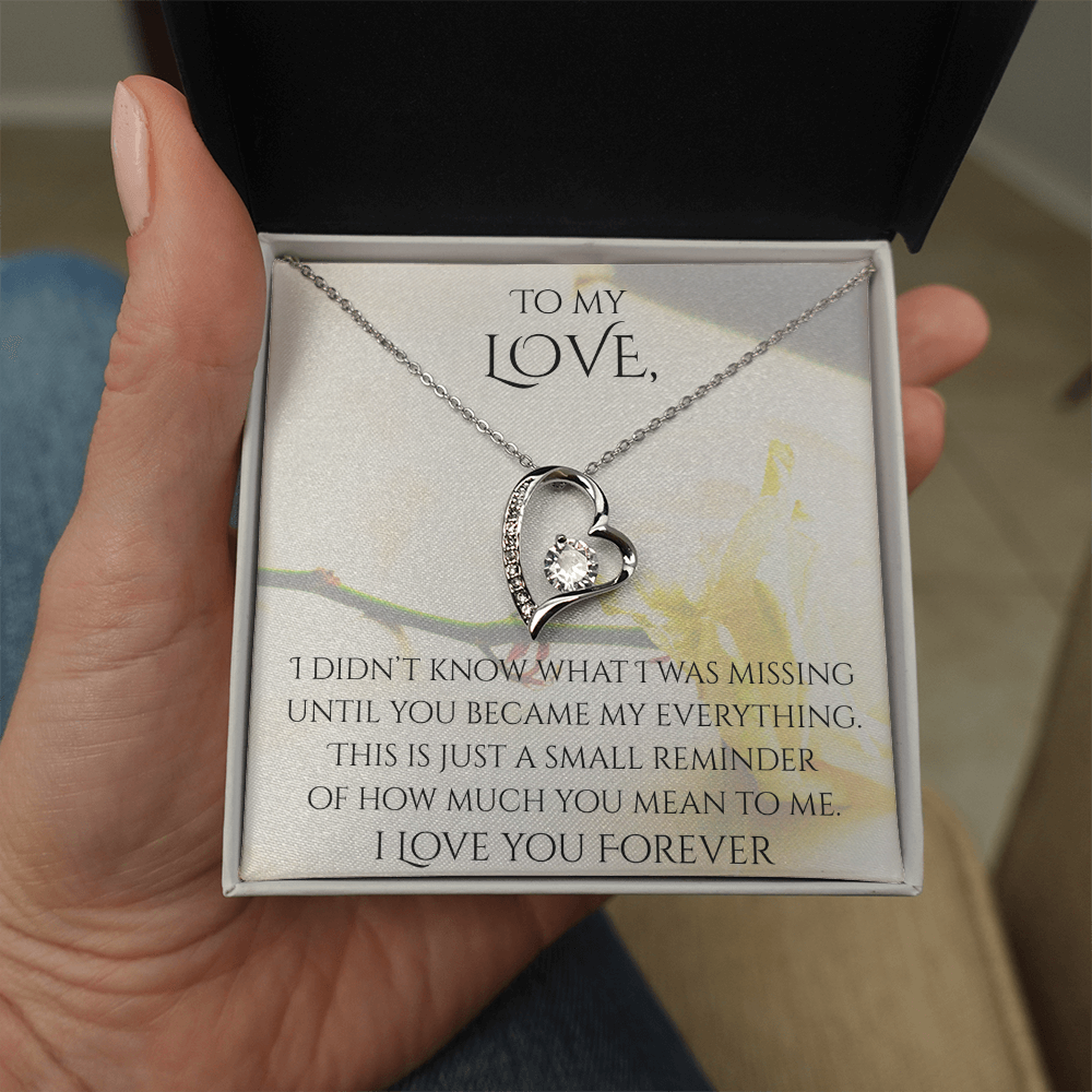 Valentine's Day Infinite Love Necklace - Gifts For Partner (Message 03)