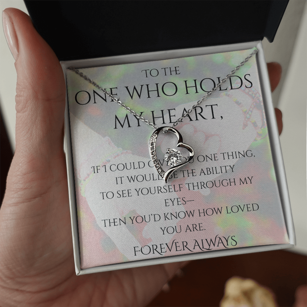 Valentine's Day Infinite Love Necklace - Gifts For Partner (Message 05)