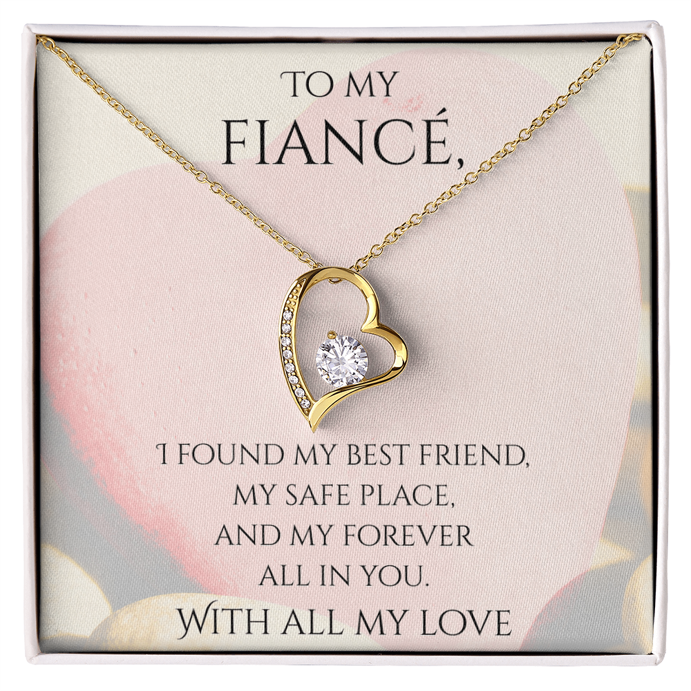 Valentine's Day Infinite Love Necklace - Gifts For Fiancé (Message 02)