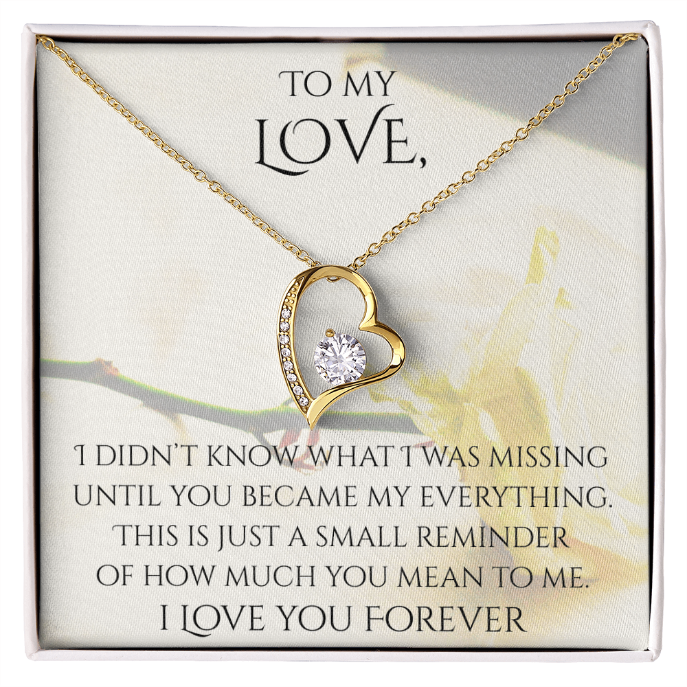Valentine's Day Infinite Love Necklace - Gifts For Partner (Message 03)