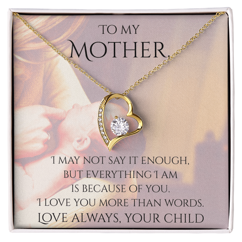 Valentine's Day Infinite Love Necklace - Gifts For Mother