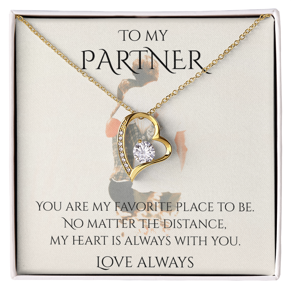 Valentine's Day Infinite Love Necklace - Gifts For Partner (Message 02)