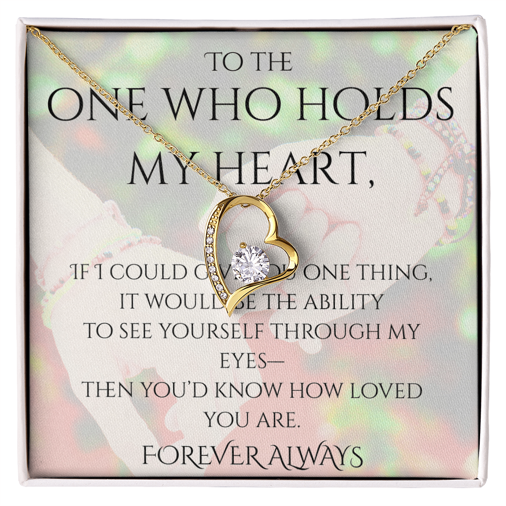 Valentine's Day Infinite Love Necklace - Gifts For Partner (Message 05)