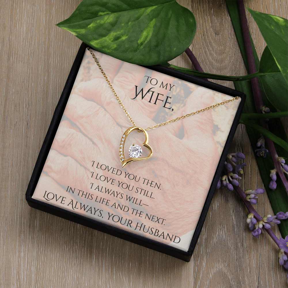 Valentine's Day Infinite Love Necklace - Gifts For Wife (Message 02)