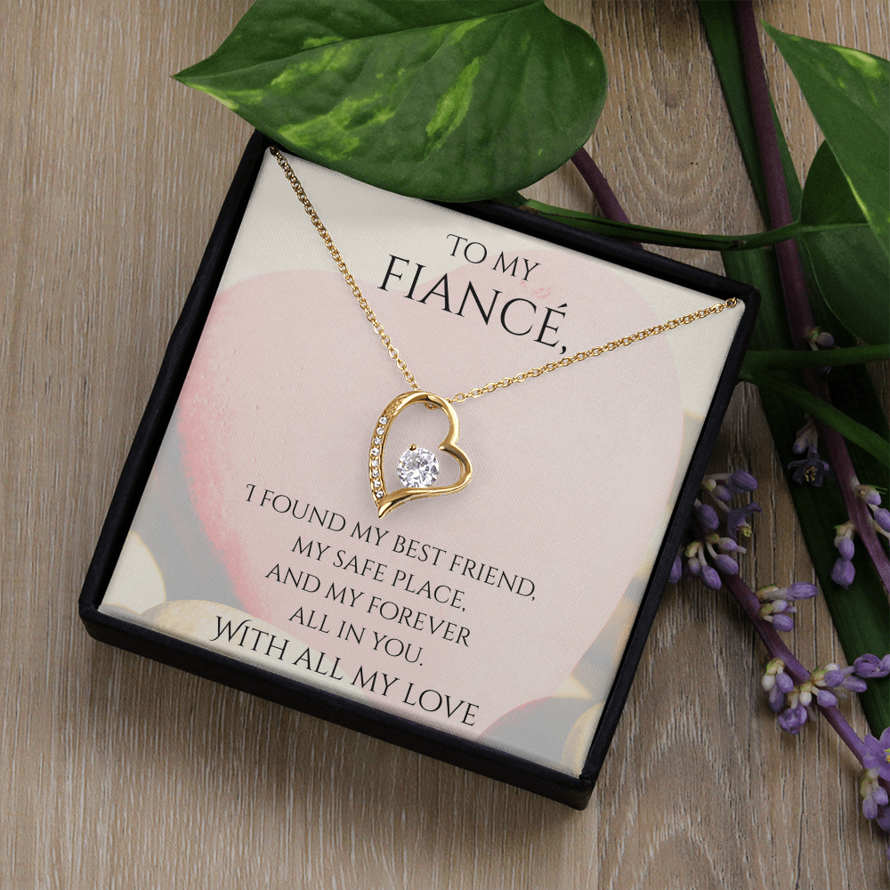 Valentine's Day Infinite Love Necklace - Gifts For Fiancé (Message 02)