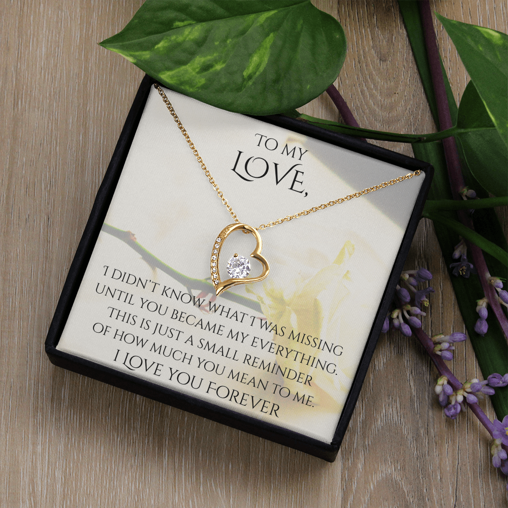 Valentine's Day Infinite Love Necklace - Gifts For Partner (Message 03)