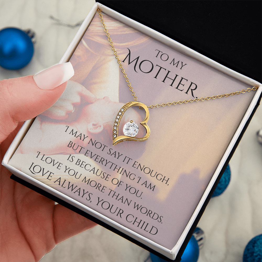 Valentine's Day Infinite Love Necklace - Gifts For Mother