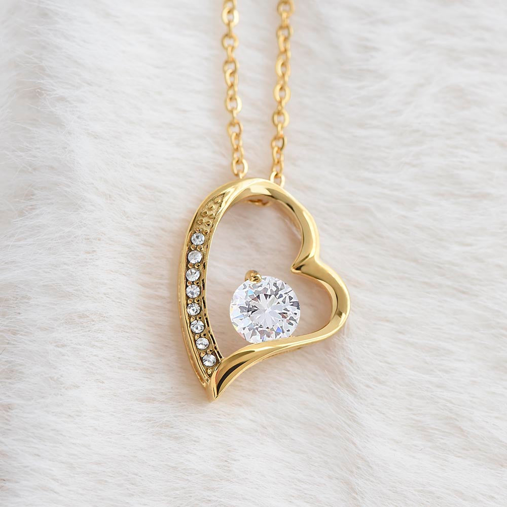Valentine's Day Infinite Love Necklace - Gifts For Fiancé (Message 02)