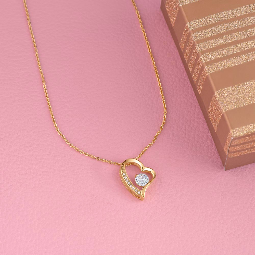 Valentine's Day Infinite Love Necklace - Gifts For Fiancé (Message 03)