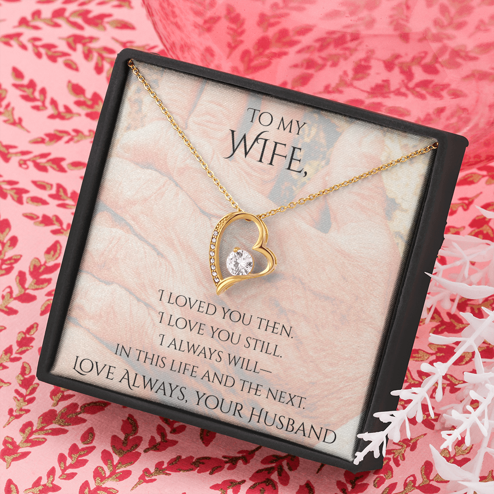 Valentine's Day Infinite Love Necklace - Gifts For Wife (Message 02)
