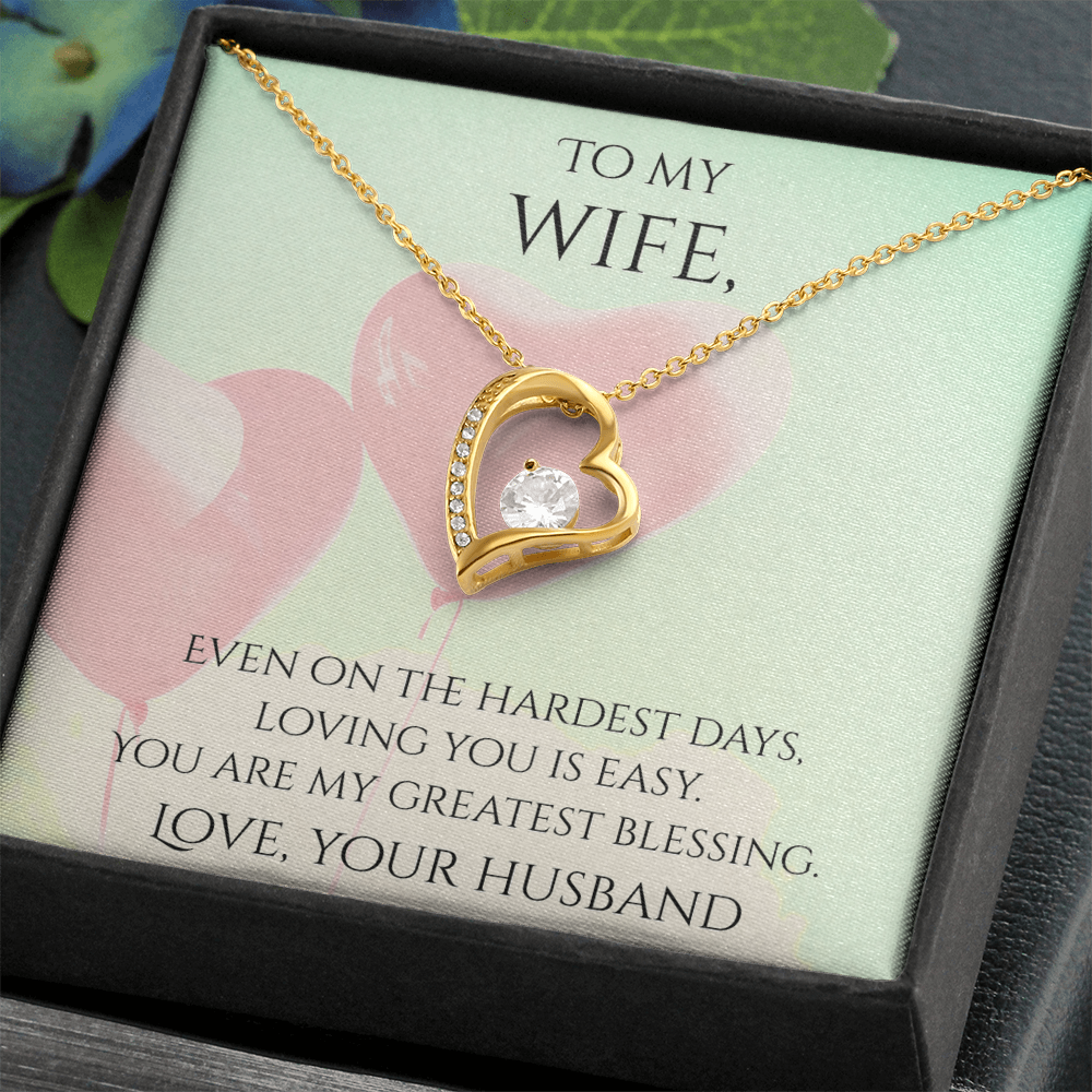 Valentine's Day Infinite Love Necklace - Gifts For Wife (Message 04)