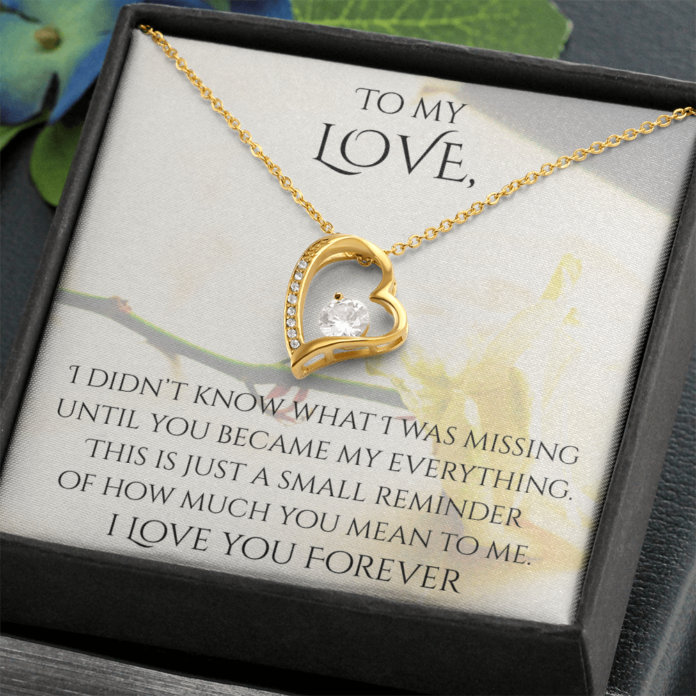 Valentine's Day Infinite Love Necklace - Gifts For Partner (Message 03)