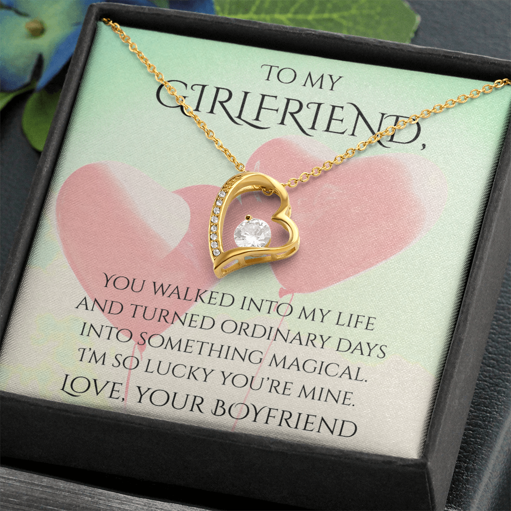 Valentine's Day Infinite Love Necklace - Gifts For Girlfriend (Message 03)