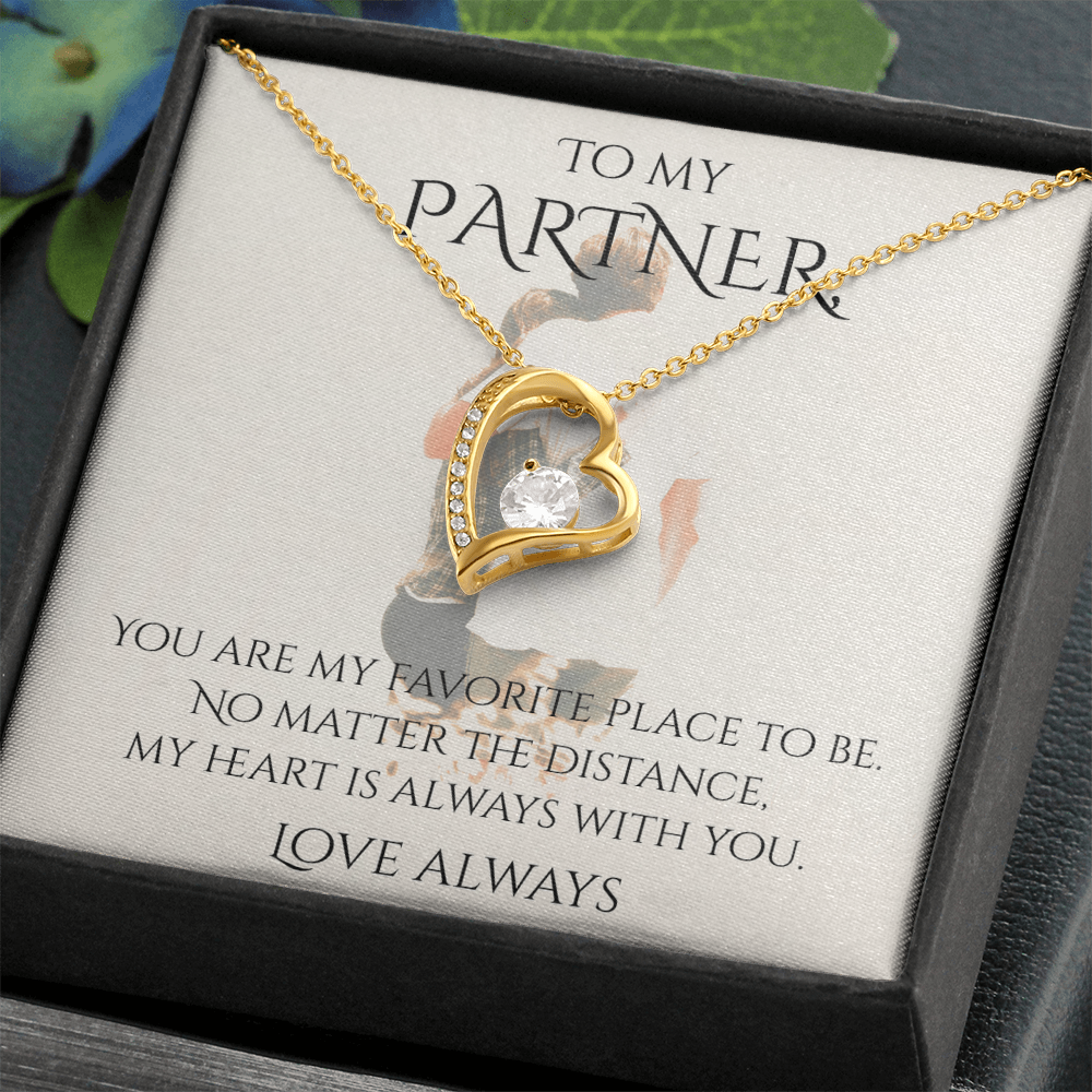Valentine's Day Infinite Love Necklace - Gifts For Partner (Message 02)