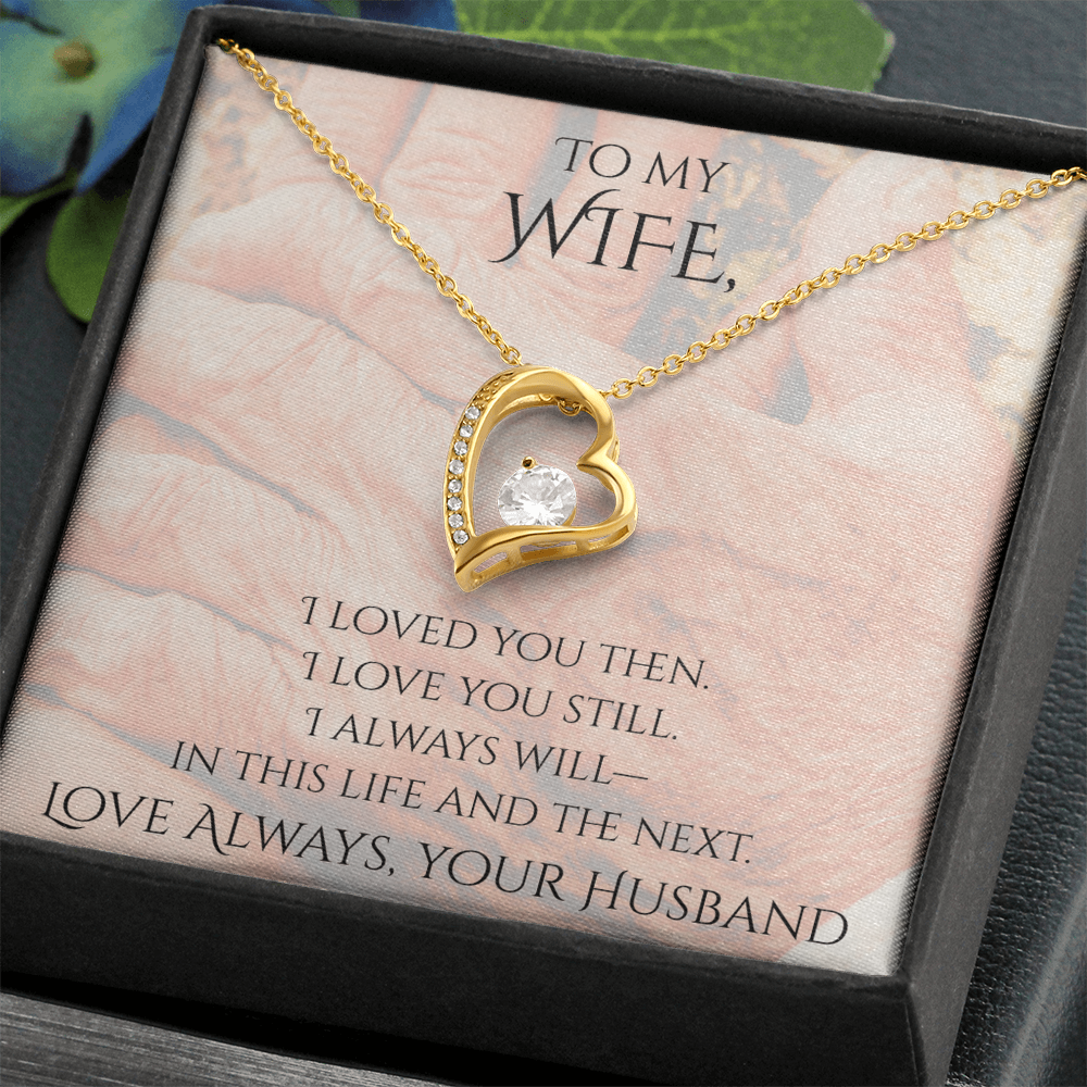 Valentine's Day Infinite Love Necklace - Gifts For Wife (Message 02)